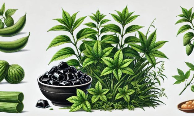 Lengkong Atau Cincau Dari Sebuah Tanaman Yang Di Olah