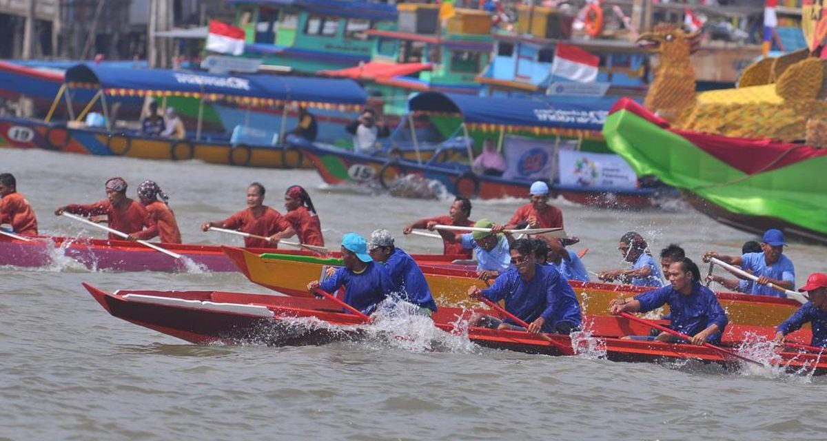 Tradisi Bidar Lomba Perahu Tradisional Di Sungai Musi