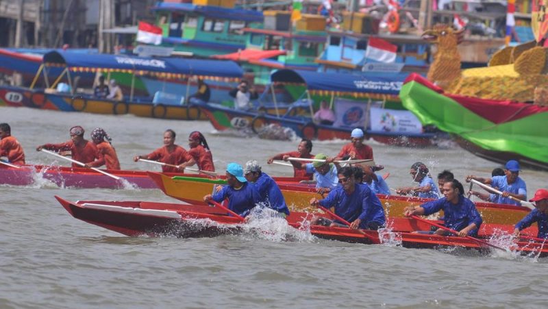 Tradisi Bidar Lomba Perahu Tradisional Di Sungai Musi