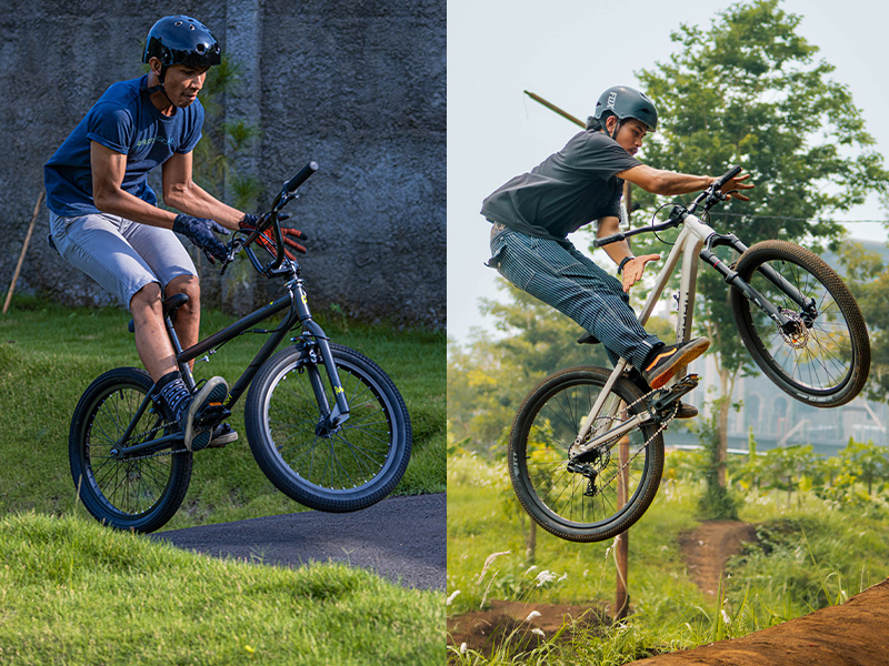Perlombaan Olahraga BMX Dengan Ukurang Sepeda Kecil