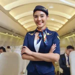 Awak Kabin Pesawat Seorang Petugas Pramugari