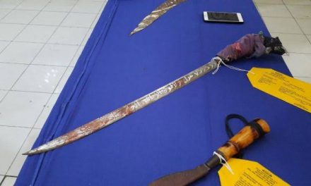Sebuah Sajam Pedang Yang Berfungsi Saat Perang